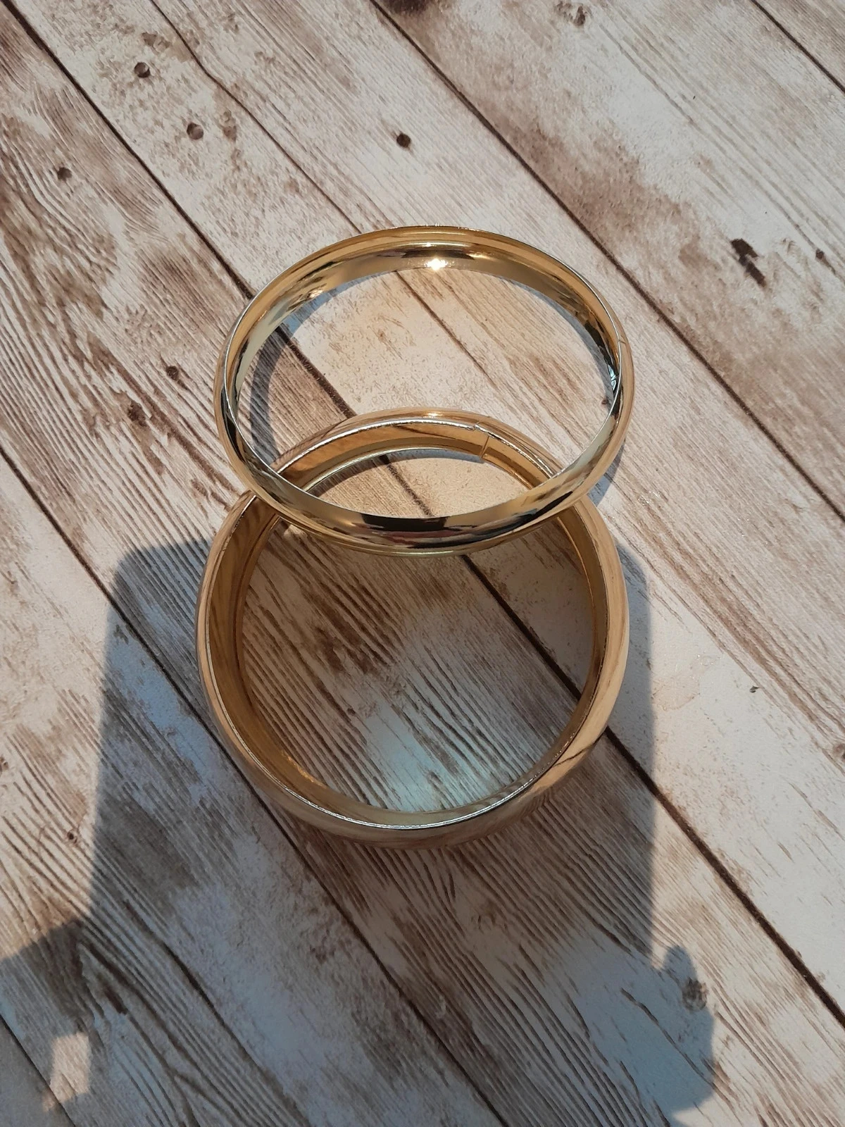 Vaste prijs - Set van 2 armbanden, goudkleurige – photo 2
